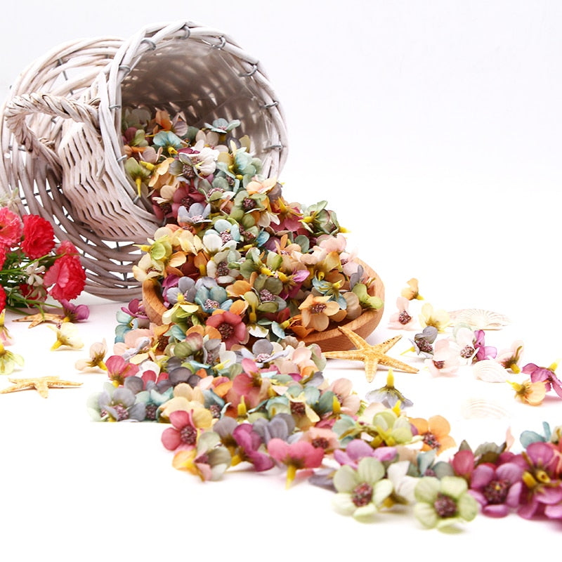 Boho Multicolor Flowers Silk Artificial DIY Flowers For Wedding on sale - SOUISEE