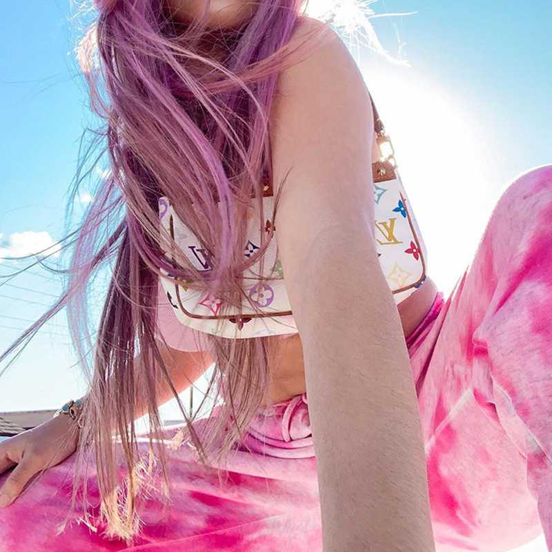 Tie Dye Sporty Pants High Waisted Joggers Pants on sale - SOUISEE