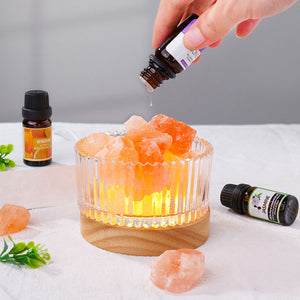 Crystal Stone Aroma oil Led Light Diffuser For Rose Quartz Stone