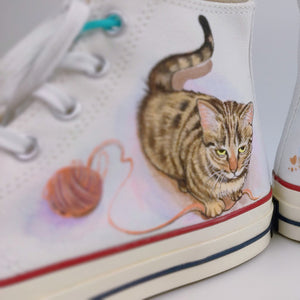 Pop Graffiti Artwork Custom Painted Sneakers Cycling Shoes
