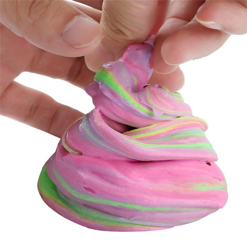 Relax Safe Kid Easy Sensory Fluffy Glitter Glue Floam Slime Clay Toy Craft Slime on sale - SOUISEE