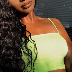 Cute Neon Crop Top Tank Top on sale - SOUISEE