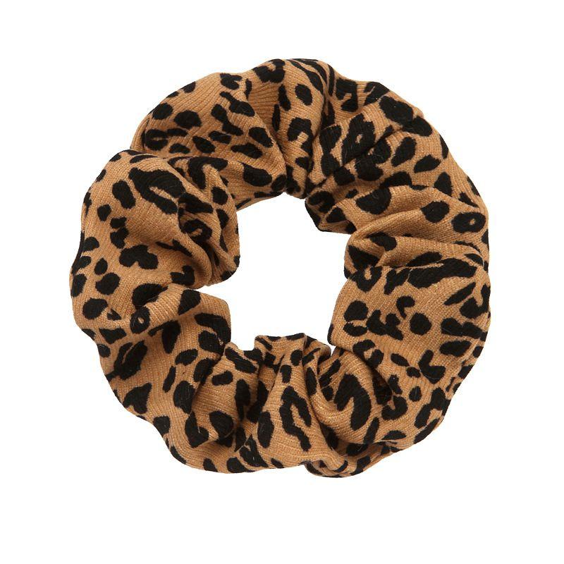 Oversized Leopard Dots Tie Dye Velvet Hair Scrunchies Hairbands on sale - SOUISEE
