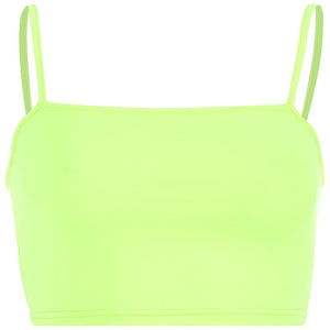 Cute Neon Crop Top Tank Top on sale - SOUISEE