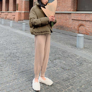 Packable Short Corduroy Bomber Puffer Jacket on sale - SOUISEE