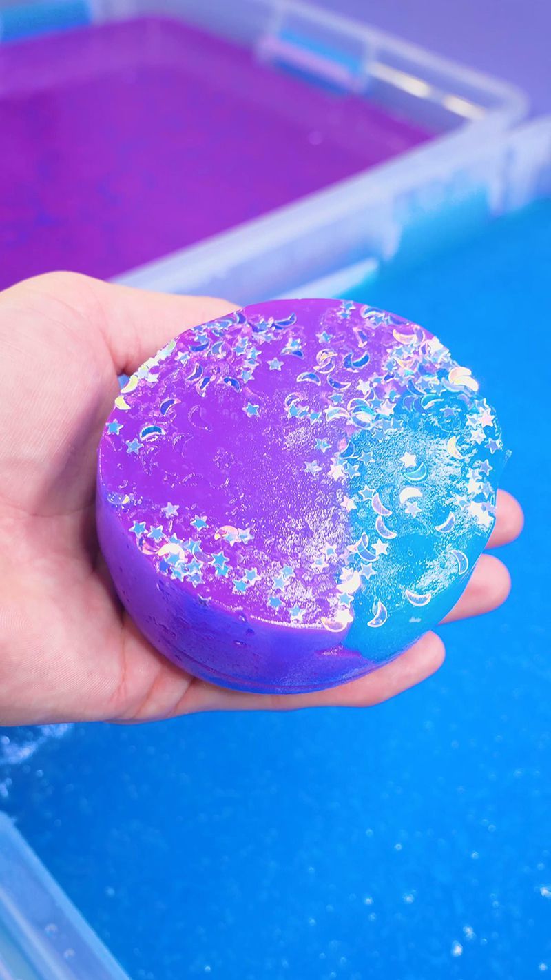 Relax Safe Kid Easy Sensory Fluffy Glitter Glue Floam Slime Clay Toy Craft Slime on sale - SOUISEE
