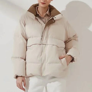 Oversized Quilted Winter Puffer Thick Warm Padded Puff Parka Jacket on sale - SOUISEE