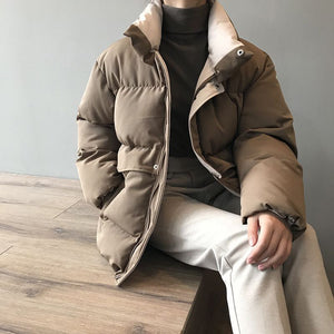 Oversized Quilted Winter Puffer Thick Warm Padded Puff Parka Jacket on sale - SOUISEE