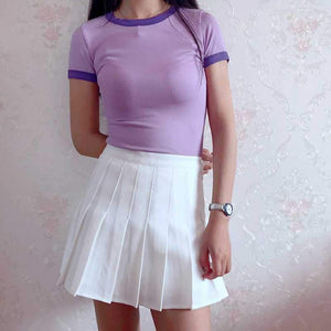 Sports Slimming A line Pleated Tennis Skirt on sale - SOUISEE