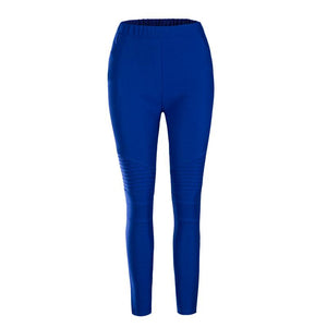 Cool High Waisted Ankle Zipper Skinny Pants Trousers on sale - SOUISEE