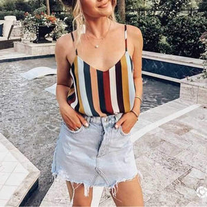 Vintage Washed Distressed Notched Light Denim Mini Skirt on sale - SOUISEE