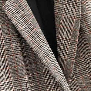Tartan blazer womens uk top