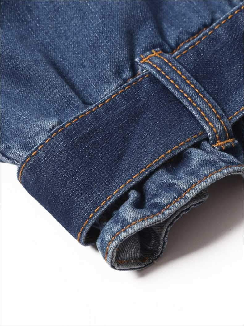 Boyfriend Loose Fit High Waisted Cuffed Paperbag Denim Shorts on sale - SOUISEE