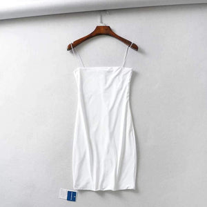 Wardrobe Essential Spaghetti Strap Bodycon Dress on sale - SOUISEE