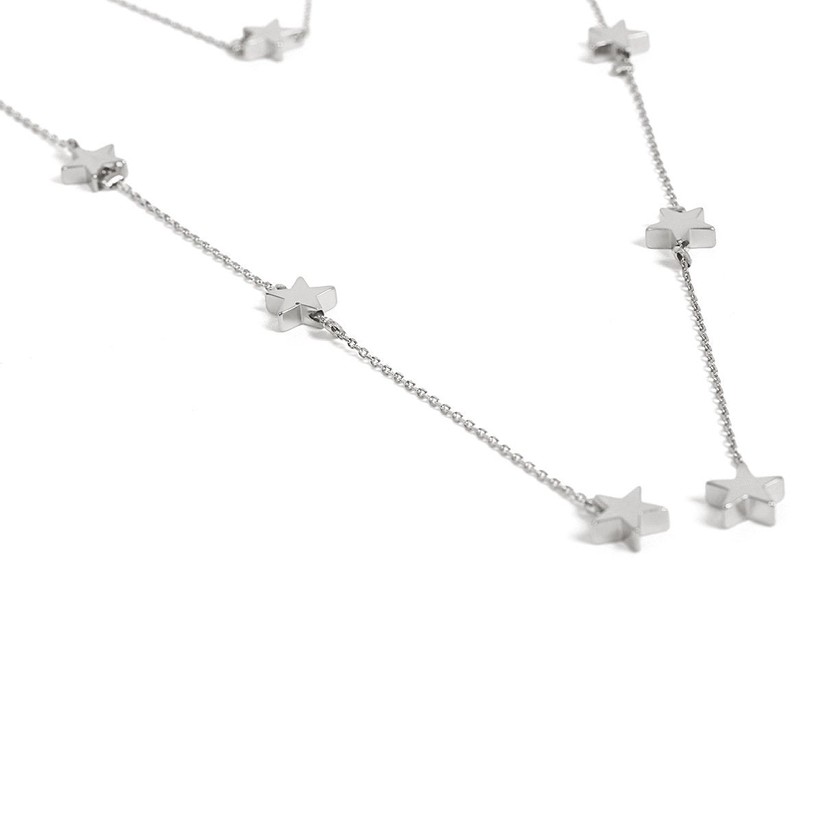 Stars Beaded Multi Layered Chocker Necklace Gold on sale - SOUISEE
