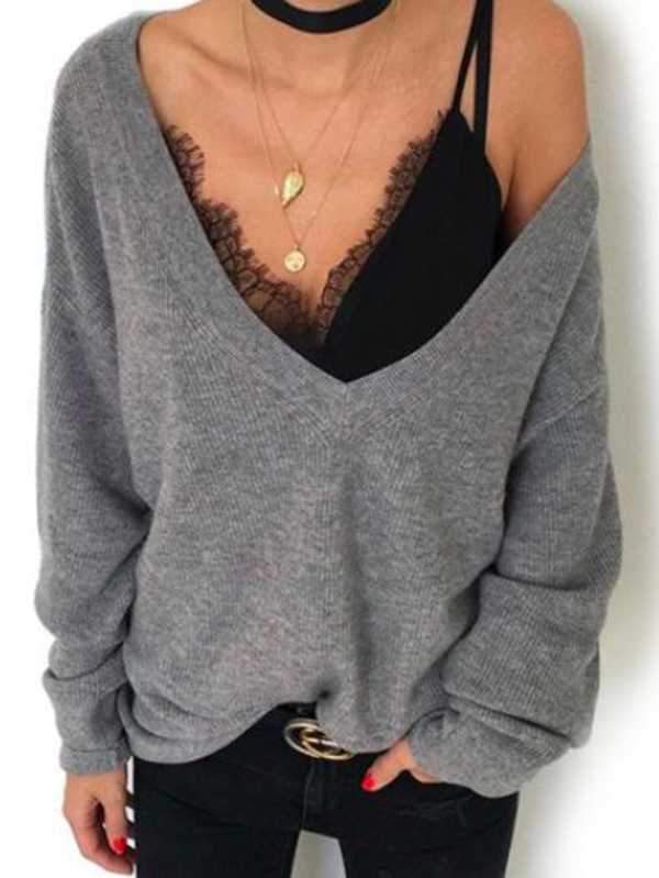 Spaghetti Straps Lace Trim Swing Cami Tank Top on sale - SOUISEE