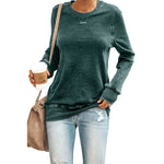 Thick Sporty Women's Casual Crew Neck Sweatshirts on sale - SOUISEE