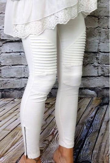 Cool High Waisted Ankle Zipper Skinny Pants Trousers on sale - SOUISEE